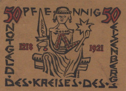 50 PFENNIG 1921 Stadt Kreis Des Eisenbergs Waldeck-Pyrmont UNC DEUTSCHLAND #PB139 - [11] Local Banknote Issues