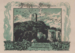 50 PFENNIG 1921 Stadt FRANKENHAUSEN Thuringia UNC DEUTSCHLAND Notgeld #PA581 - Lokale Ausgaben