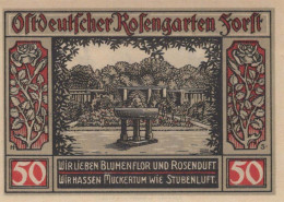 50 PFENNIG 1921 Stadt FORST IN DER LAUSITZ Brandenburg UNC DEUTSCHLAND #PA575 - Lokale Ausgaben