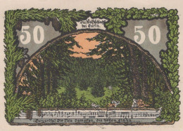 50 PFENNIG 1921 Stadt EUTIN Oldenburg UNC DEUTSCHLAND Notgeld Banknote #PB392 - Lokale Ausgaben