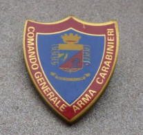 Distintivo Smaltato - Carabinieri Comando Generale - Usato Obsoleto - Italian Police Carabinieri Insignia (283) - Politie En Rijkswacht