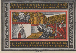 50 PFENNIG 1921 Stadt ETTLINGEN Baden UNC DEUTSCHLAND Notgeld Banknote #PB382 - Lokale Ausgaben