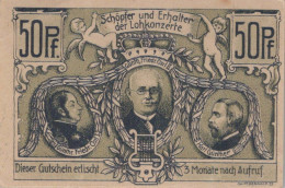 50 PFENNIG 1921 Stadt SONDERSHAUSEN Thuringia DEUTSCHLAND Notgeld #PG174 - Lokale Ausgaben