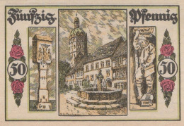 50 PFENNIG 1921 Stadt SANGERHAUSEN Saxony UNC DEUTSCHLAND Notgeld #PJ022 - Lokale Ausgaben