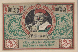 50 PFENNIG 1921 Stadt ROTHENBURG OB DER TAUBER Bavaria UNC DEUTSCHLAND #PI926 - Lokale Ausgaben