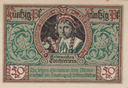 50 PFENNIG 1921 Stadt ROTHENBURG OB DER TAUBER Bavaria UNC DEUTSCHLAND #PI923 - Lokale Ausgaben