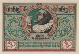 50 PFENNIG 1921 Stadt ROTHENBURG OB DER TAUBER Bavaria UNC DEUTSCHLAND #PH543 - Lokale Ausgaben