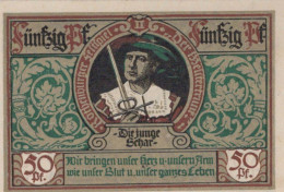 50 PFENNIG 1921 Stadt ROTHENBURG OB DER TAUBER Bavaria UNC DEUTSCHLAND #PH541 - Lokale Ausgaben