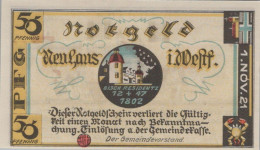 50 PFENNIG 1921 Stadt NEUHAUS IN WESTFALEN Westphalia UNC DEUTSCHLAND #PI077 - [11] Local Banknote Issues