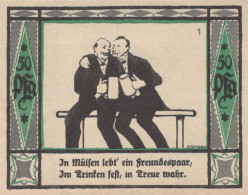 50 PFENNIG 1921 Stadt MÜLSEN-SANKT JAKOB Saxony UNC DEUTSCHLAND Notgeld #PI700 - [11] Local Banknote Issues