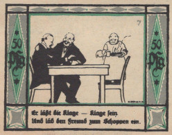 50 PFENNIG 1921 Stadt MÜLSEN-SANKT JAKOB Saxony DEUTSCHLAND Notgeld #PF608 - [11] Emissions Locales