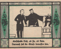 50 PFENNIG 1921 Stadt MÜLSEN-SANKT JAKOB Saxony DEUTSCHLAND Notgeld #PF606 - [11] Emissions Locales