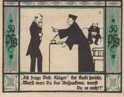 50 PFENNIG 1921 Stadt MÜLSEN-SANKT JAKOB Saxony DEUTSCHLAND Notgeld #PF603 - [11] Local Banknote Issues