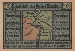 50 PFENNIG 1921 Stadt MONSCHAU Rhine DEUTSCHLAND Notgeld Banknote #PF976 - [11] Local Banknote Issues