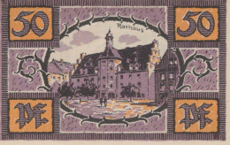 50 PFENNIG 1921 Stadt MERSEBURG Saxony UNC DEUTSCHLAND Notgeld Banknote #PI772 - [11] Emissions Locales