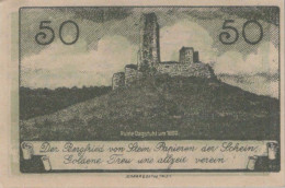 50 PFENNIG 1921 Stadt Merzig-Wadern Rhine DEUTSCHLAND Notgeld Banknote #PG062 - [11] Emissions Locales