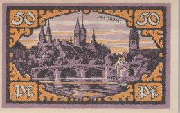 50 PFENNIG 1921 Stadt MERSEBURG Saxony UNC DEUTSCHLAND Notgeld Banknote #PI770 - [11] Local Banknote Issues