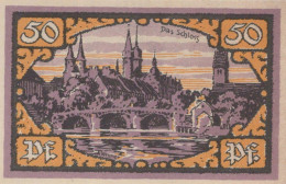 50 PFENNIG 1921 Stadt MERSEBURG Saxony DEUTSCHLAND Notgeld Banknote #PF435 - [11] Emisiones Locales