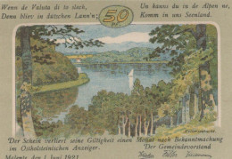 50 PFENNIG 1921 Stadt MALENTE-GREMSMÜHLEN Oldenburg DEUTSCHLAND Notgeld #PD434 - [11] Emisiones Locales