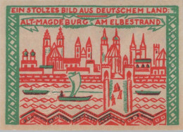 50 PFENNIG 1921 Stadt MAGDEBURG Saxony UNC DEUTSCHLAND Notgeld Banknote #PI118 - [11] Emisiones Locales