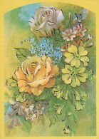 FLOWERS Vintage Postcard CPSM #PAS184.GB - Flores