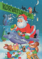 SANTA CLAUS CHRISTMAS Holidays Vintage Postcard CPSM #PAJ976.GB - Santa Claus