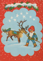 SANTA CLAUS CHRISTMAS Holidays Vintage Postcard CPSM #PAJ905.GB - Santa Claus