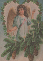 ANGEL CHRISTMAS Holidays Vintage Postcard CPSM #PAH976.GB - Angeles