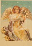 ANGEL CHRISTMAS Holidays Vintage Postcard CPSM #PAH664.GB - Angeles