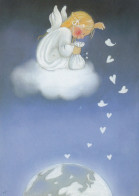 ANGEL CHRISTMAS Holidays Vintage Postcard CPSM #PAH544.GB - Angels
