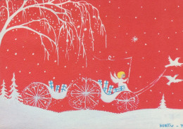 ANGEL CHRISTMAS Holidays Vintage Postcard CPSM #PAH095.GB - Engel