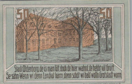 50 PFENNIG 1922 Stadt OLDENBURG IN HOLSTEIN UNC DEUTSCHLAND #PI833 - [11] Emisiones Locales