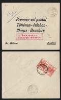 Iran 1929 Lettre, 1° Courrier Aérien Téhéran-Ispahan-Chiraz-Boushire. - Irán