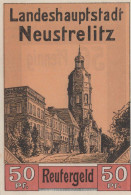 50 PFENNIG 1922 Stadt NEUSTRELITZ Mecklenburg-Strelitz DEUTSCHLAND #PJ158 - [11] Lokale Uitgaven