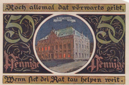 50 PFENNIG 1922 Stadt MALCHIN Mecklenburg-Schwerin DEUTSCHLAND Notgeld #PF571 - [11] Emissioni Locali
