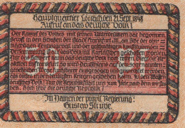 50 PFENNIG 1922 Stadt LoRRACH Baden UNC DEUTSCHLAND Notgeld Banknote #PC488 - [11] Lokale Uitgaven