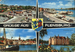 72504941 Flensburg Gluecksburger Schloss Hafen ZOB Foerdebruecke Flensburg - Flensburg