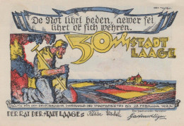 50 PFENNIG 1922 Stadt LAAGE Mecklenburg-Schwerin DEUTSCHLAND Notgeld #PJ149 - Lokale Ausgaben