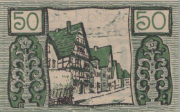 50 PFENNIG 1922 Stadt HOLZMINDEN Brunswick UNC DEUTSCHLAND Notgeld #PH854 - [11] Local Banknote Issues