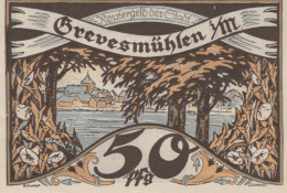 50 PFENNIG 1922 Stadt GREVESMÜHLEN Mecklenburg-Schwerin UNC DEUTSCHLAND #PI625 - [11] Emisiones Locales