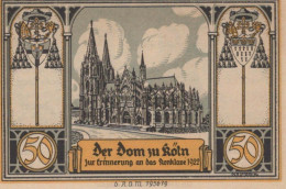50 PFENNIG 1922 Stadt GLOGAU Niedrigeren Silesia UNC DEUTSCHLAND Notgeld #PC974 - [11] Local Banknote Issues