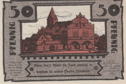 50 PFENNIG 1922 Stadt GADEBUSCH Mecklenburg-Schwerin UNC DEUTSCHLAND #PI595 - [11] Local Banknote Issues