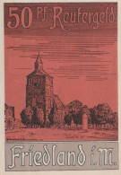 50 PFENNIG 1922 Stadt FRIEDLAND IN MECKLENBURG UNC DEUTSCHLAND #PI565 - [11] Local Banknote Issues