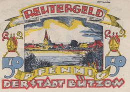 50 PFENNIG 1922 Stadt BÜTZOW Mecklenburg-Schwerin UNC DEUTSCHLAND Notgeld #PA343 - [11] Emissioni Locali