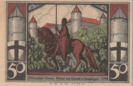 50 PFENNIG 1922 Stadt BÜTOW Pomerania UNC DEUTSCHLAND Notgeld Banknote #PC862 - [11] Emisiones Locales