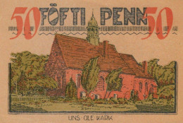 50 PFENNIG 1922 Stadt BREDSTEDT Schleswig-Holstein UNC DEUTSCHLAND #PH156 - Lokale Ausgaben