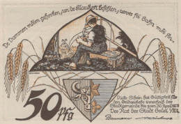 50 PFENNIG 1922 Stadt BRÜEL Mecklenburg-Schwerin UNC DEUTSCHLAND Notgeld #PA302 - [11] Emissions Locales