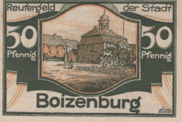 50 PFENNIG 1922 Stadt BOIZENBURG Mecklenburg-Schwerin UNC DEUTSCHLAND #PA252 - Lokale Ausgaben