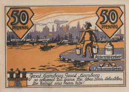 50 PFENNIG 1922 ALTENWERDER AND FINKENWERDER Hanover UNC DEUTSCHLAND #PA043 - Lokale Ausgaben
