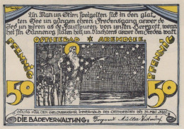 50 PFENNIG 1922 ARENDSEE AN DER OSTSEE Mecklenburg-Schwerin UNC DEUTSCHLAND #PA122 - [11] Local Banknote Issues